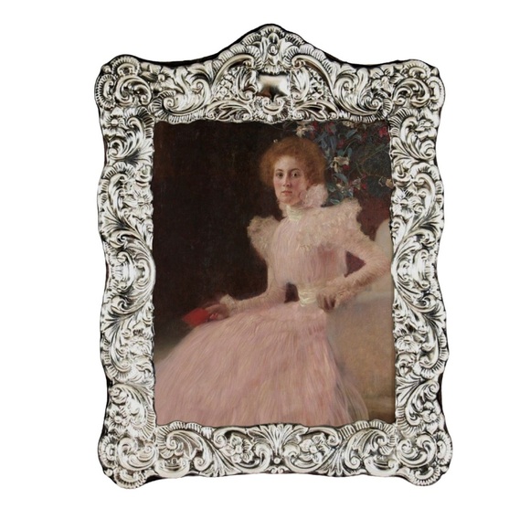 Silver Leaf Picture Frame with Gustav Klimt Print - Picture 4 of 16